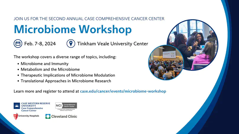 Attending 2024 Case Comprehensive Cancer Center(CCC) Microbiome Workshop